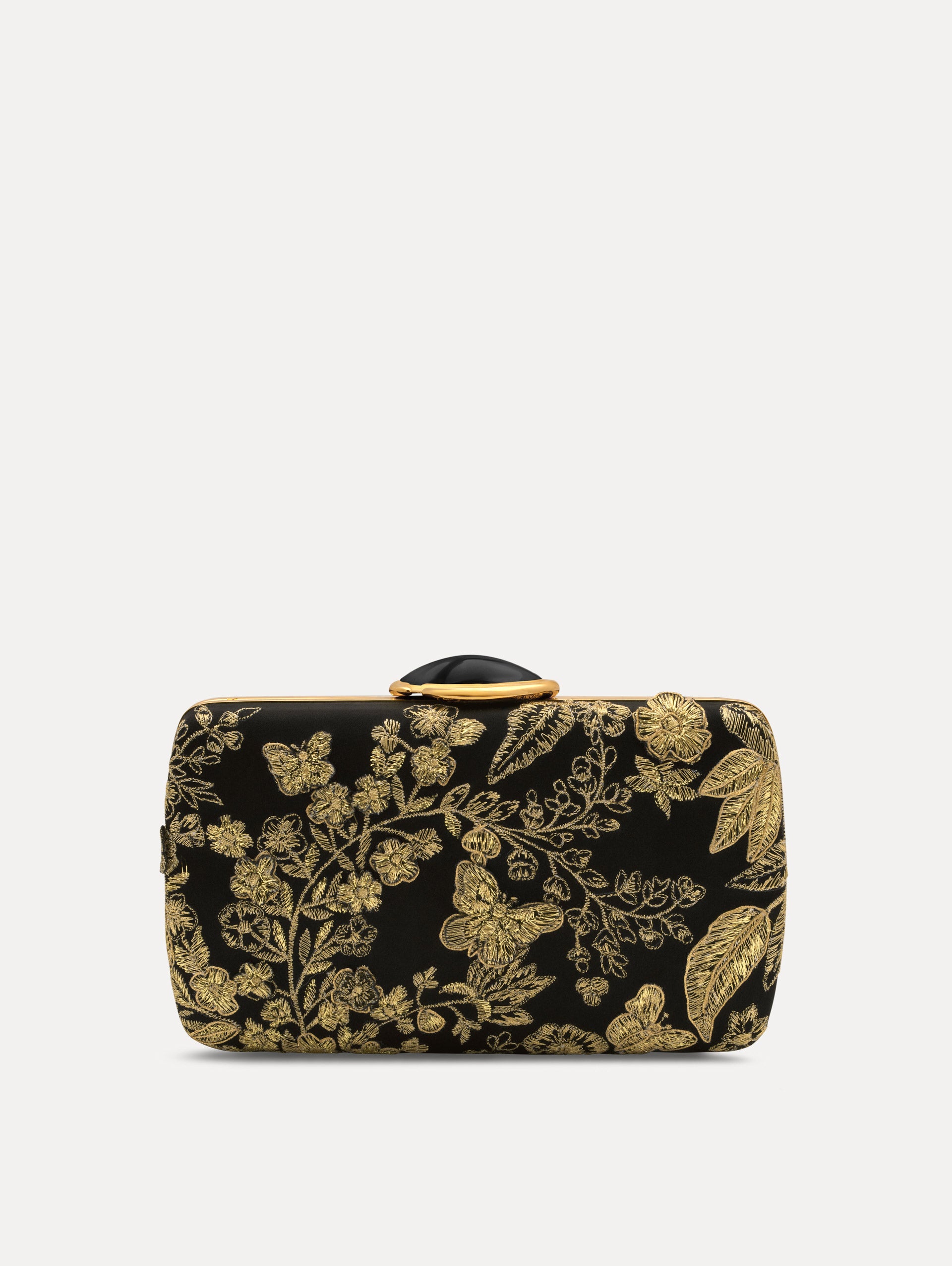 Butterfly Embroidered O Minaudière