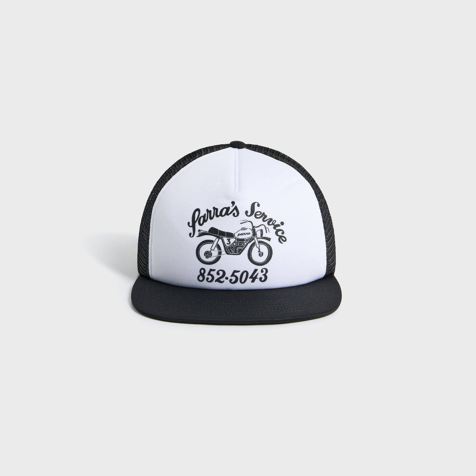 by Parra Moto Service 5 Panel Hat - Black