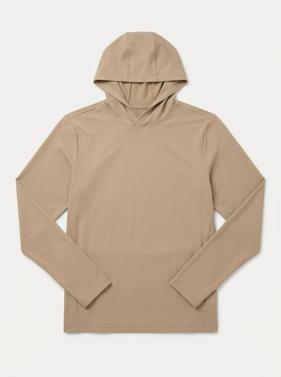 Conquer Reform Long Sleeve With Hood - Gravel