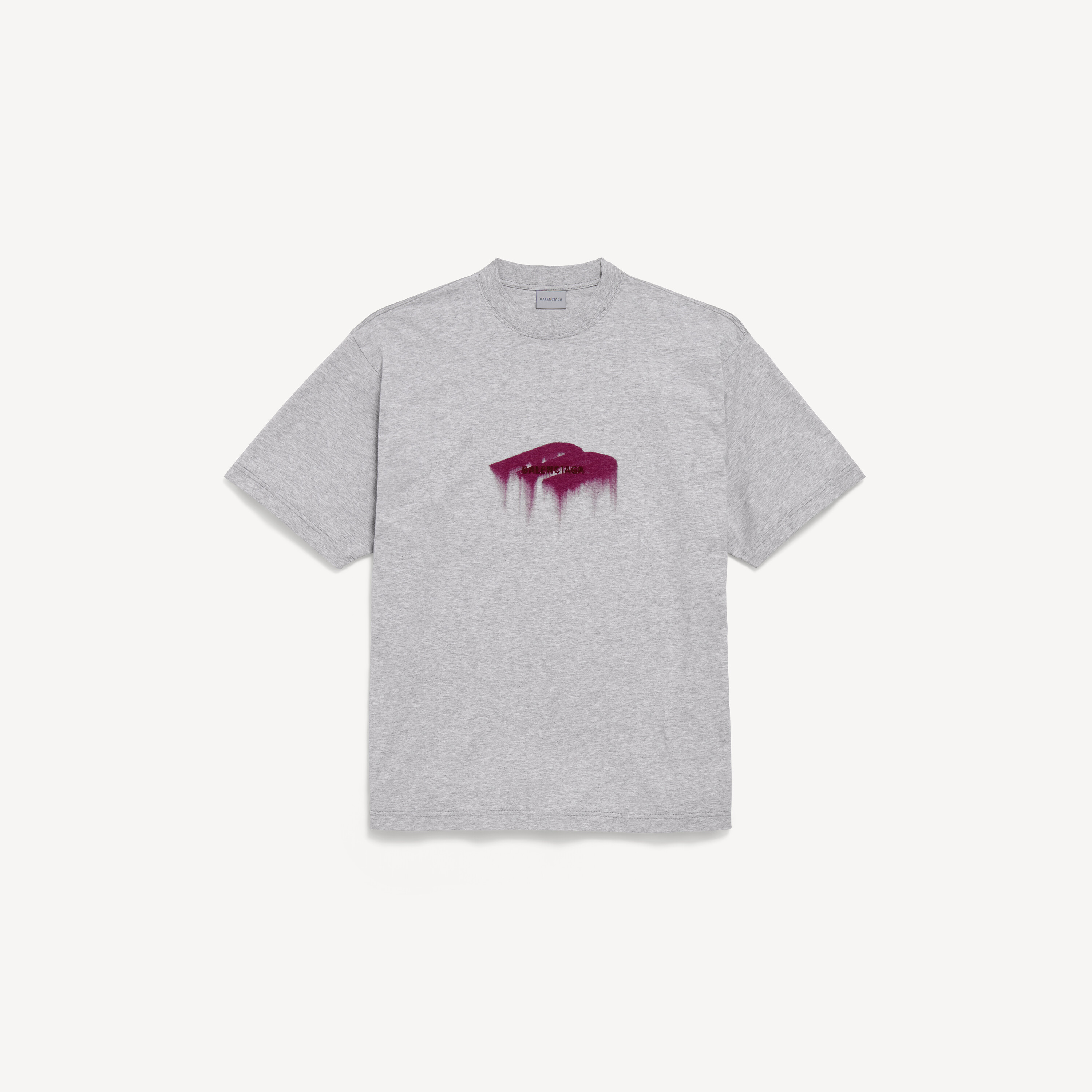Men's Wet Brush Medium Fit T-Shirt in Light Heather Grey