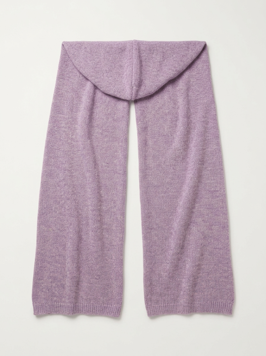 Diamond Scarf (Lilac Naturally Dyed Merino Wool)