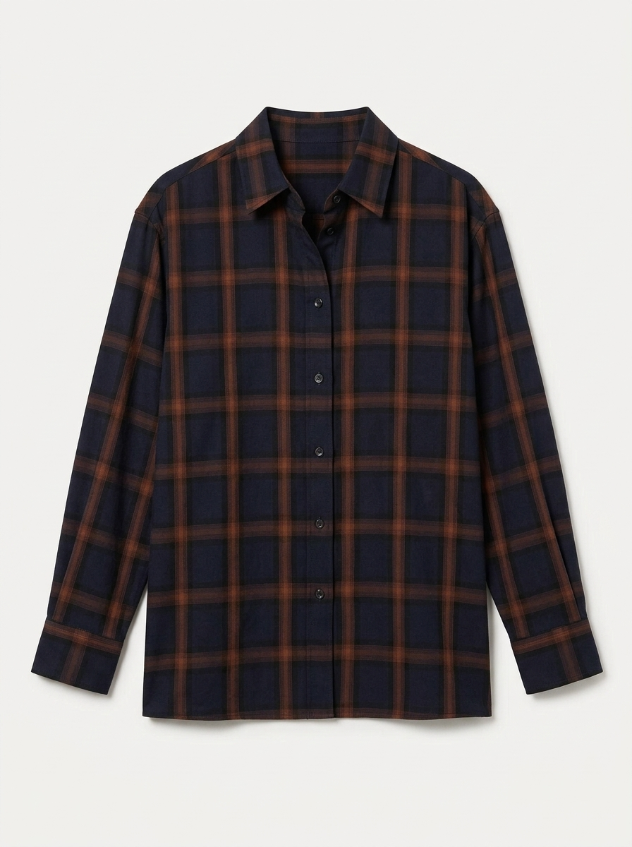 Elouet Plaid Oversized Shirt