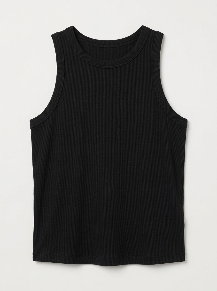Everyday Modal Rib Tank - Black