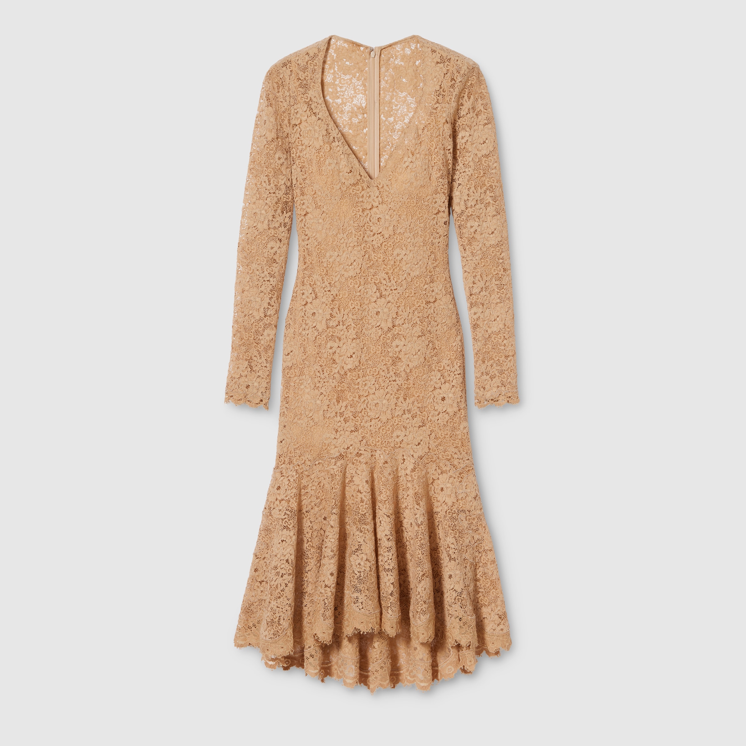 GG flower stretch lace dress