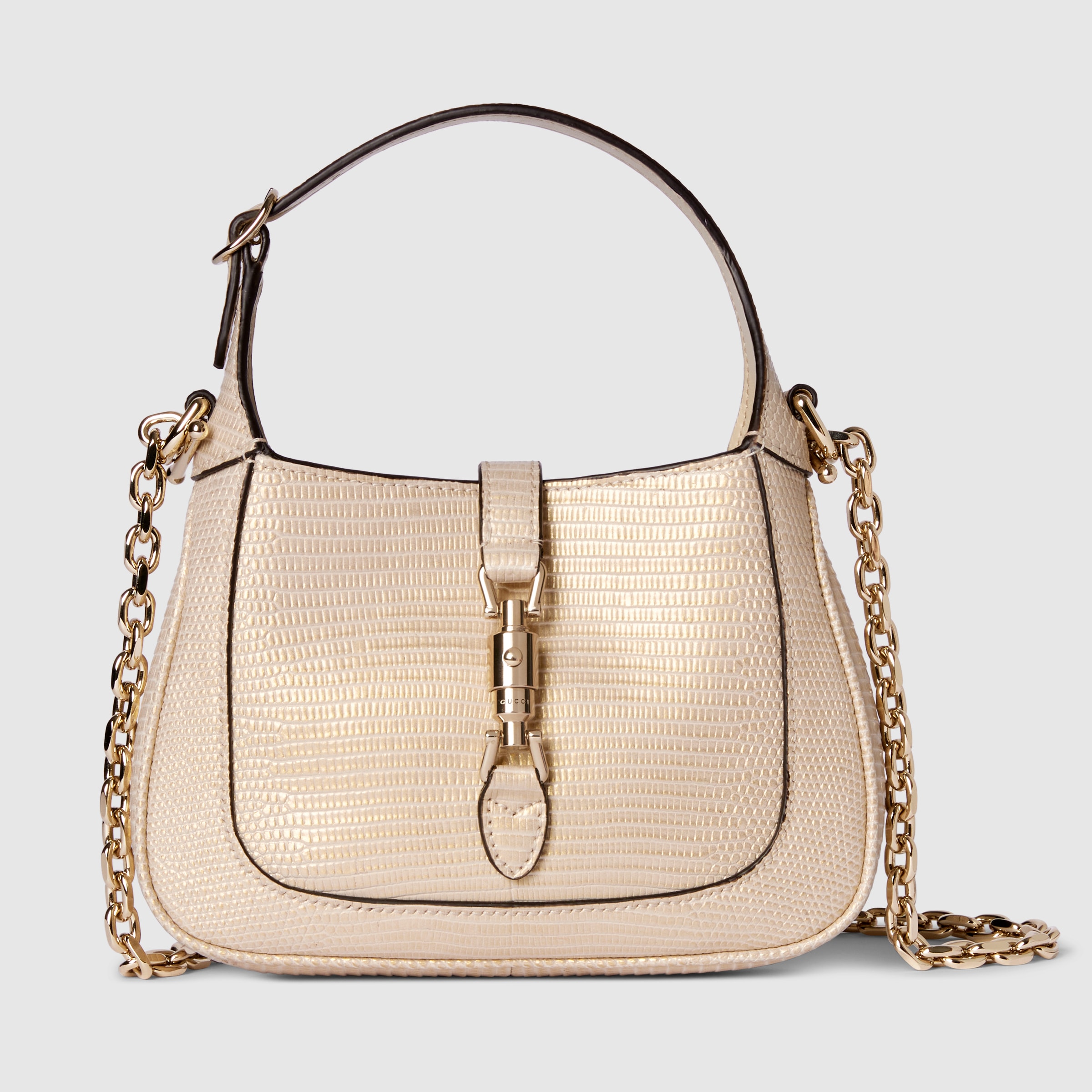 Gucci Jackie 1961 mini lizard bag