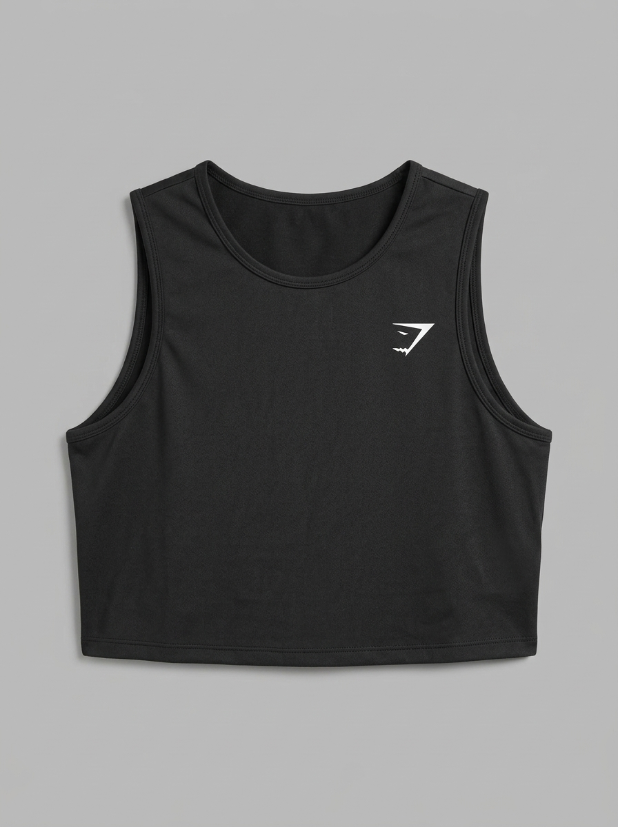 Gymshark Training Crop Tank - Black