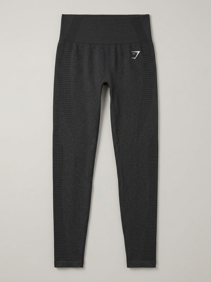 Gymshark Vital Regular Leggings - Black Marl