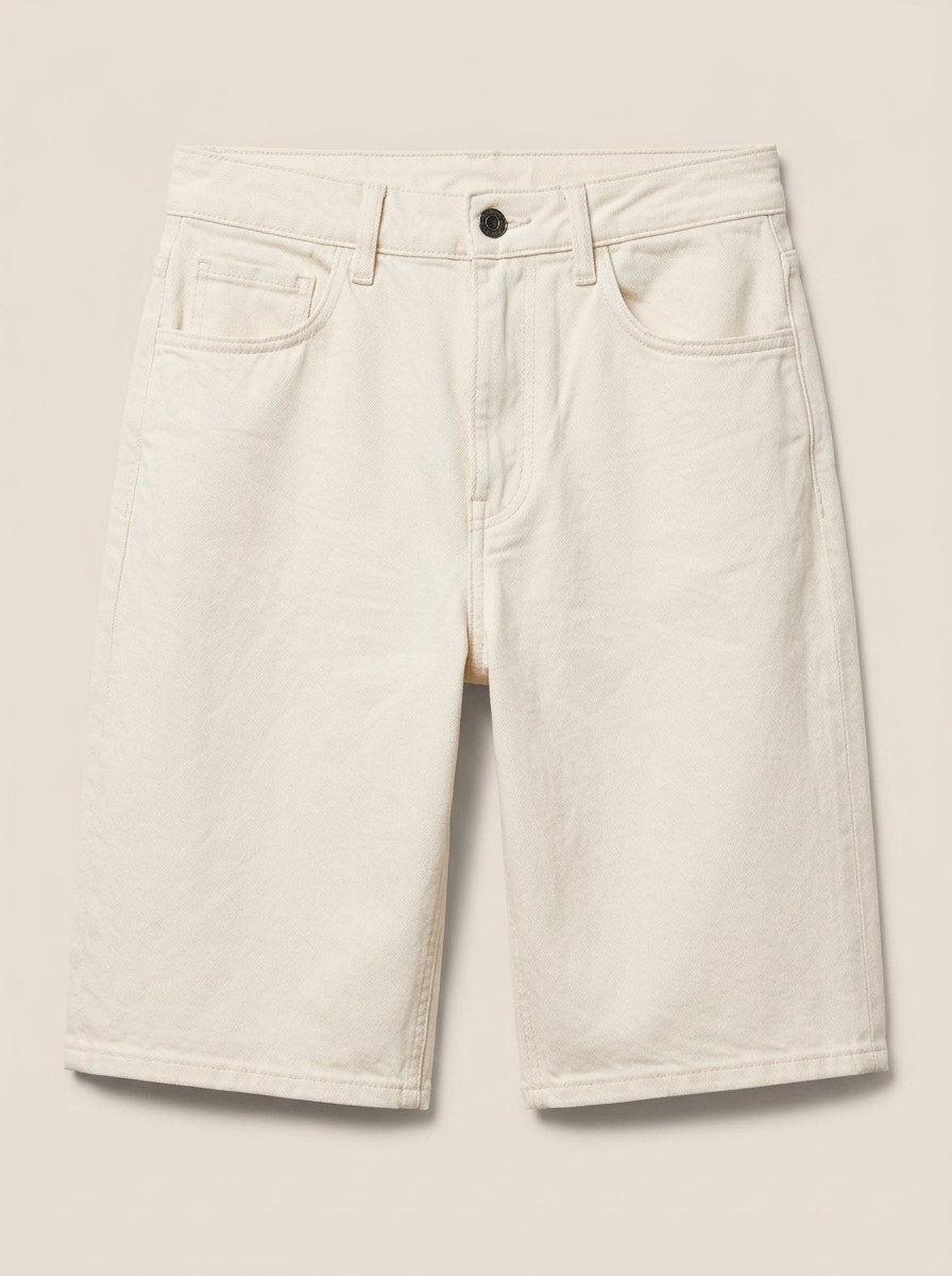 Hayden Mid Rise 8 In Jean Shorts
