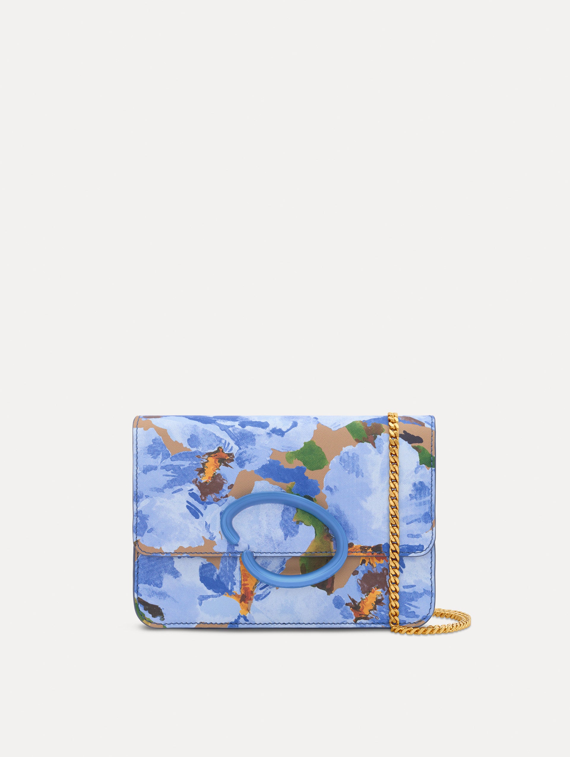 Iris Printed Saffiano O Pochette