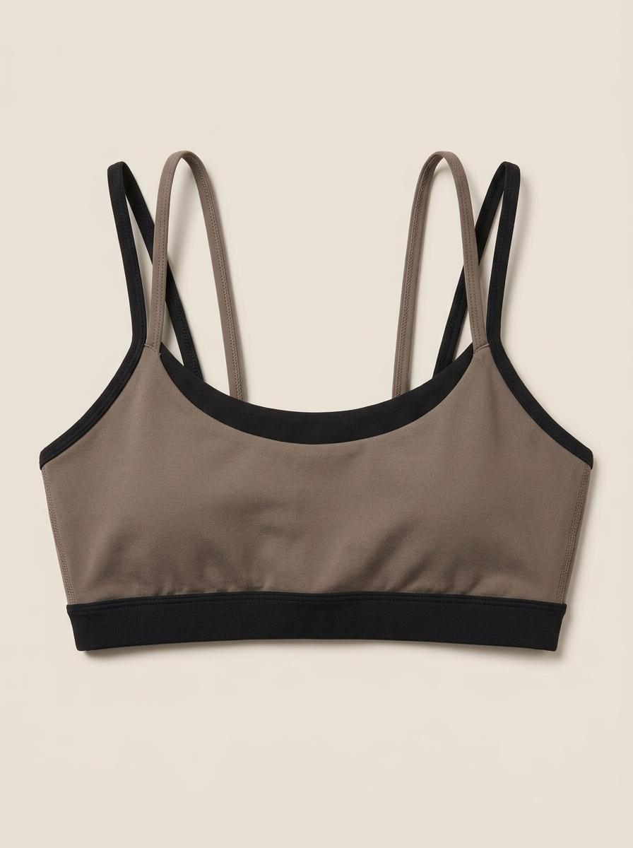 Layered Bra - Walnut