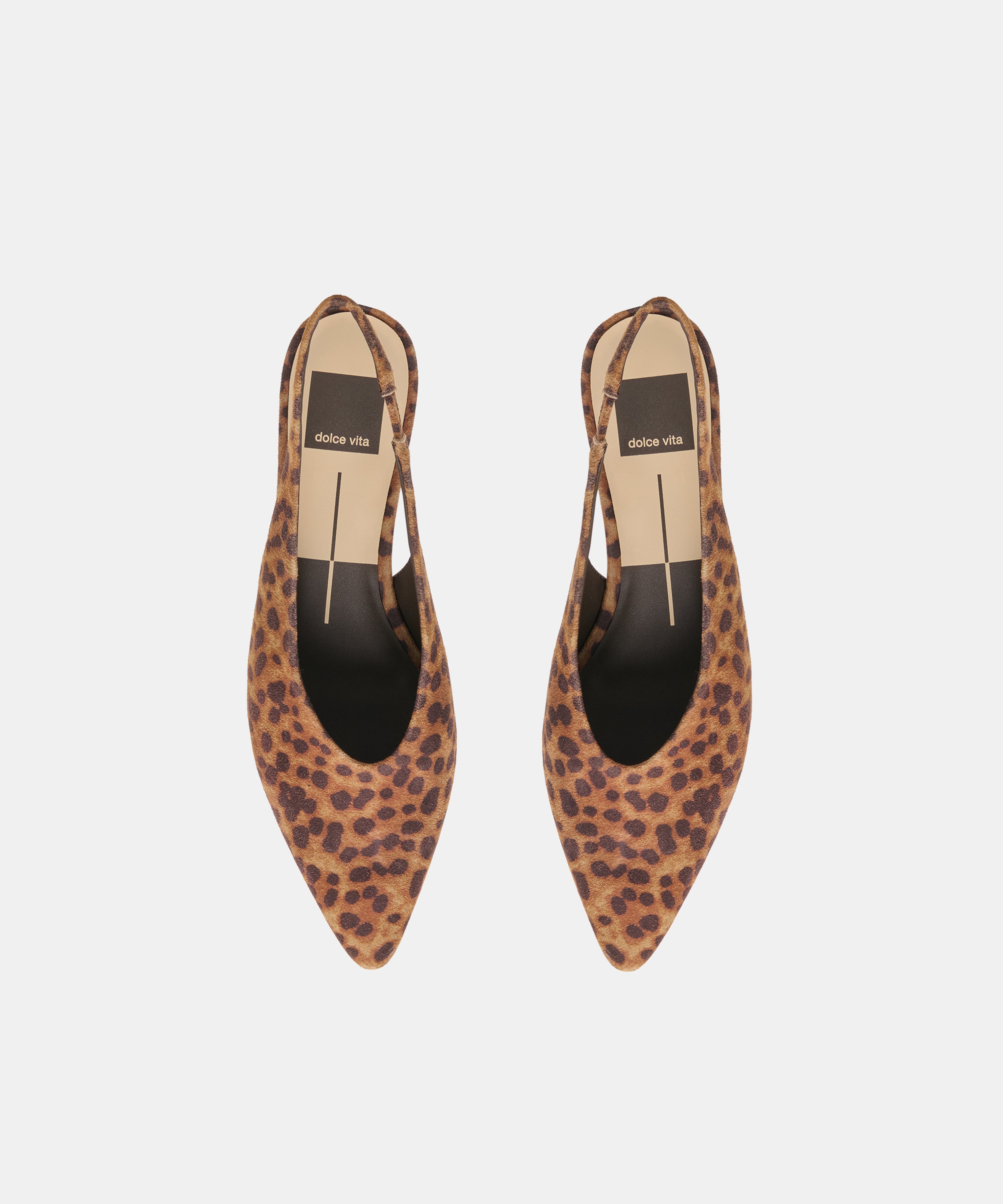 LEEROY FLATS DK LEOPARD PRINTED SUEDE