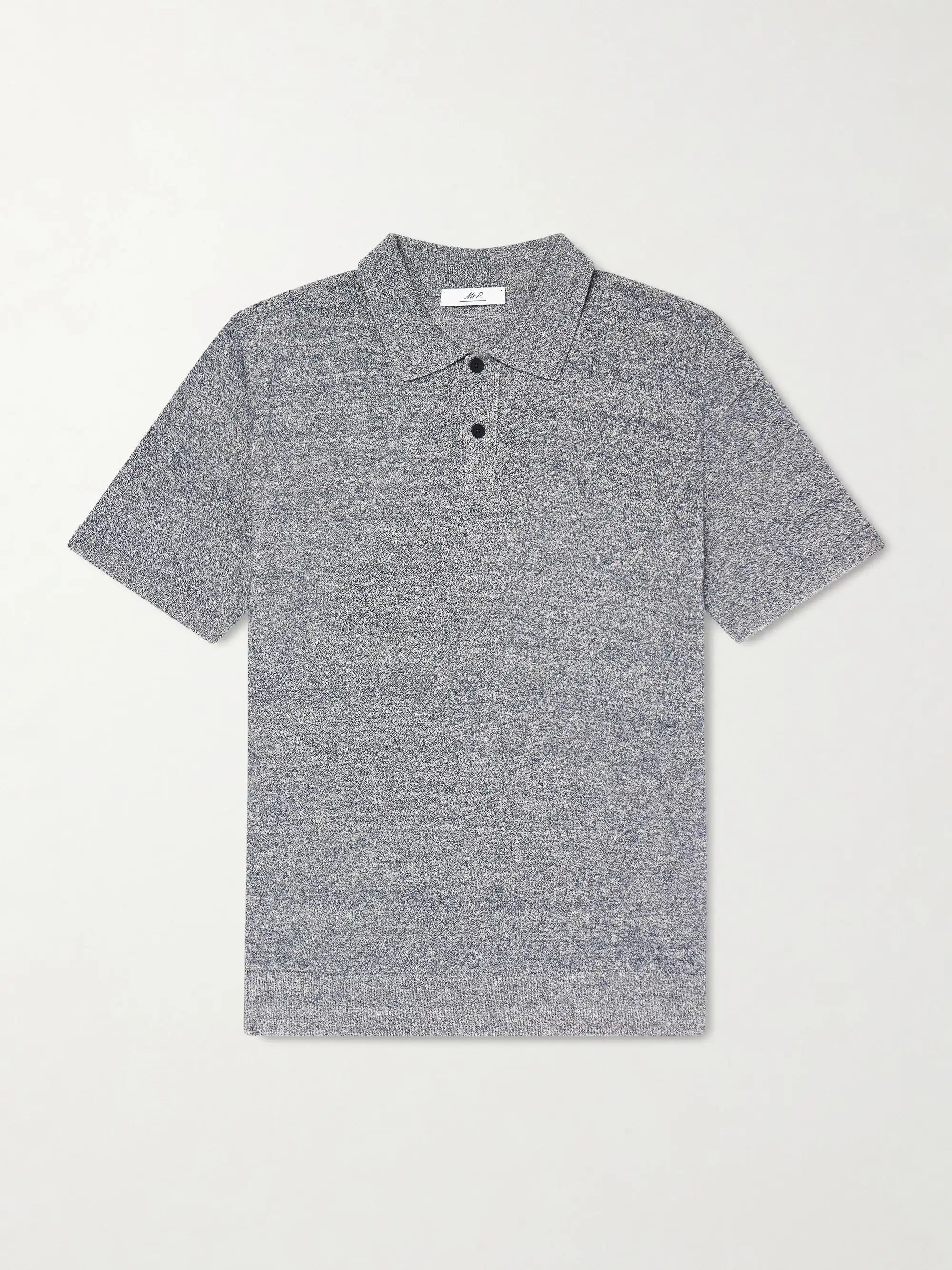 Linen and Cotton-Blend Polo Shirt