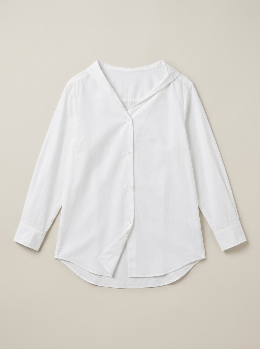 Liora Asymmetric Neck Shirt