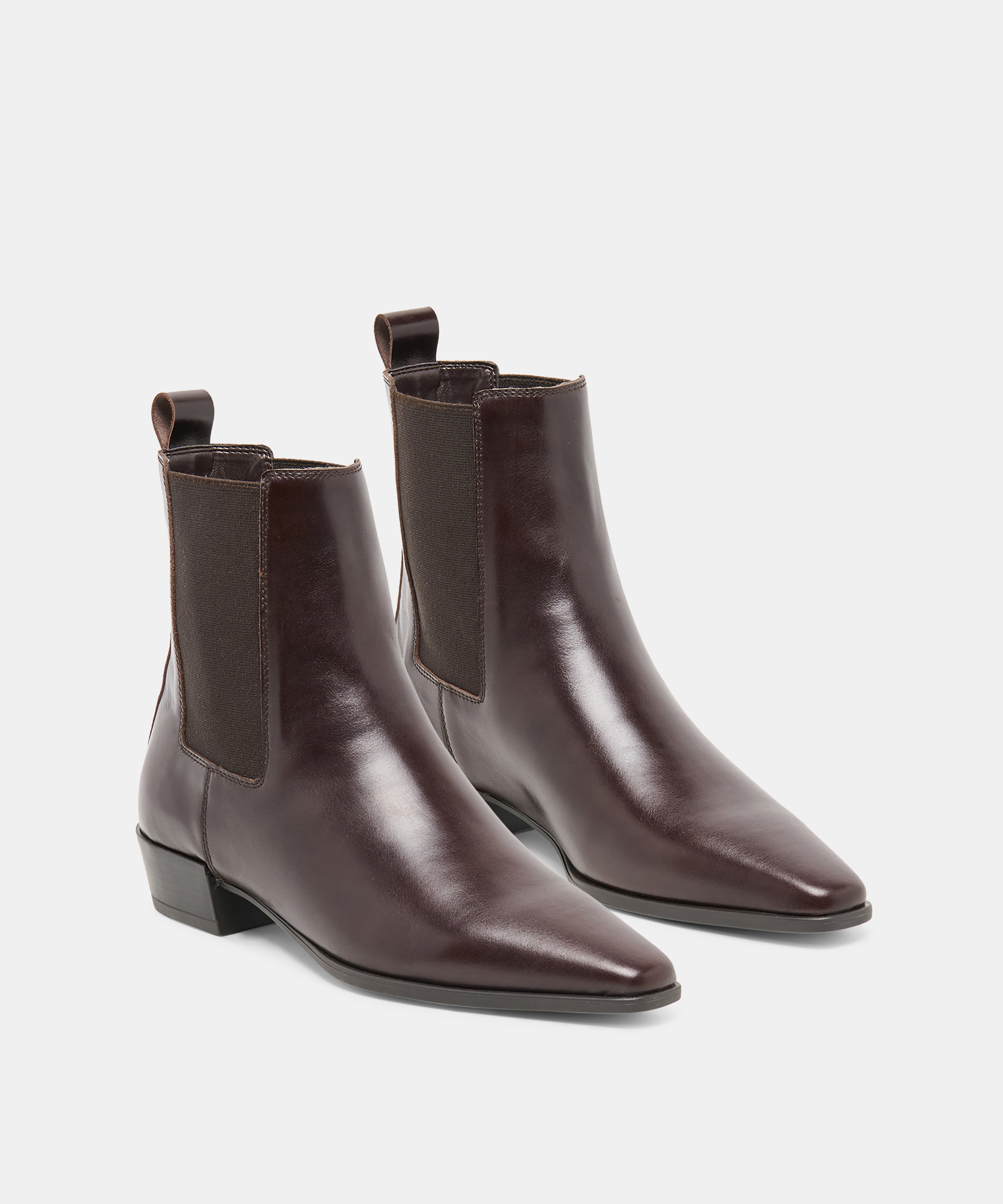 MICHAH BOOTIES BROWN LEATHER