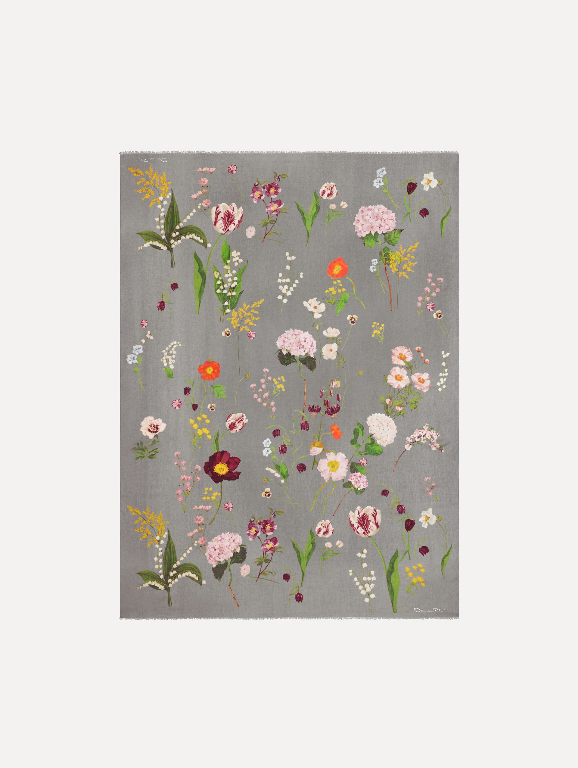 Mixed Botanical Scarf