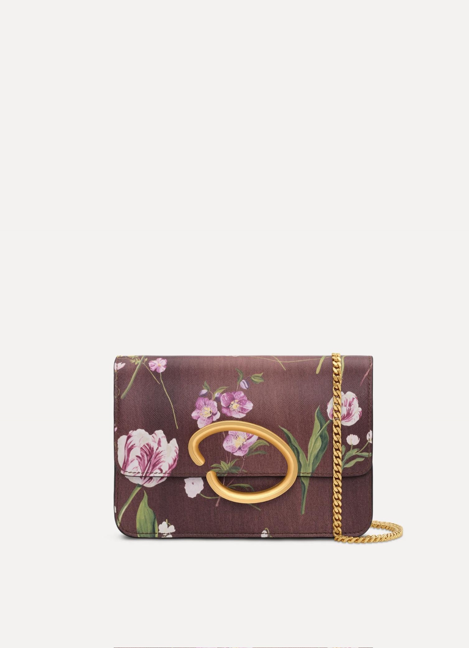Mixed Botanical Printed O Pochette