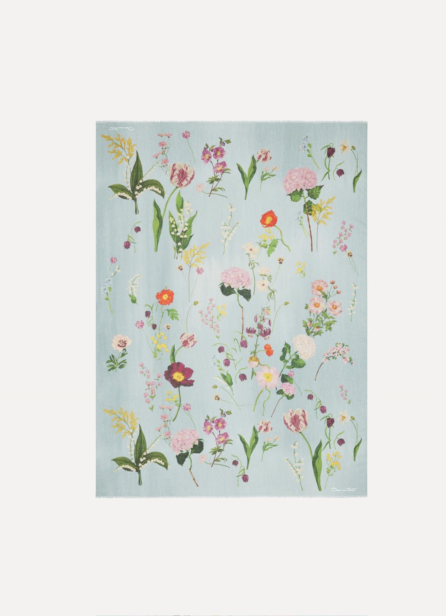 Mixed Botanical Scarf