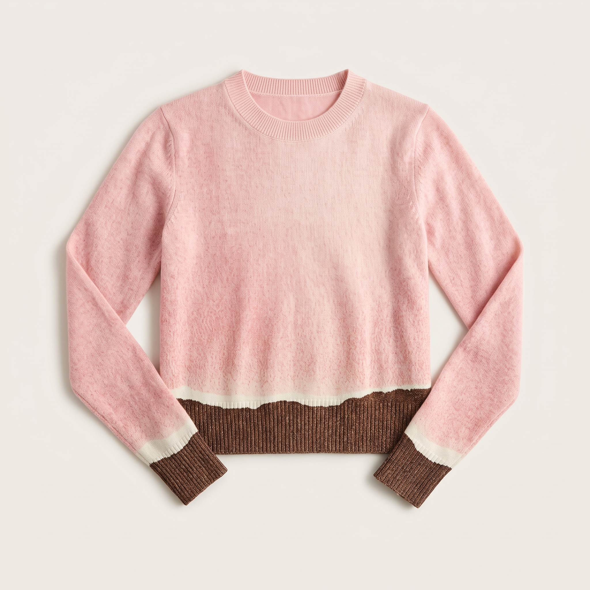 Ombré Crewneck Pullover