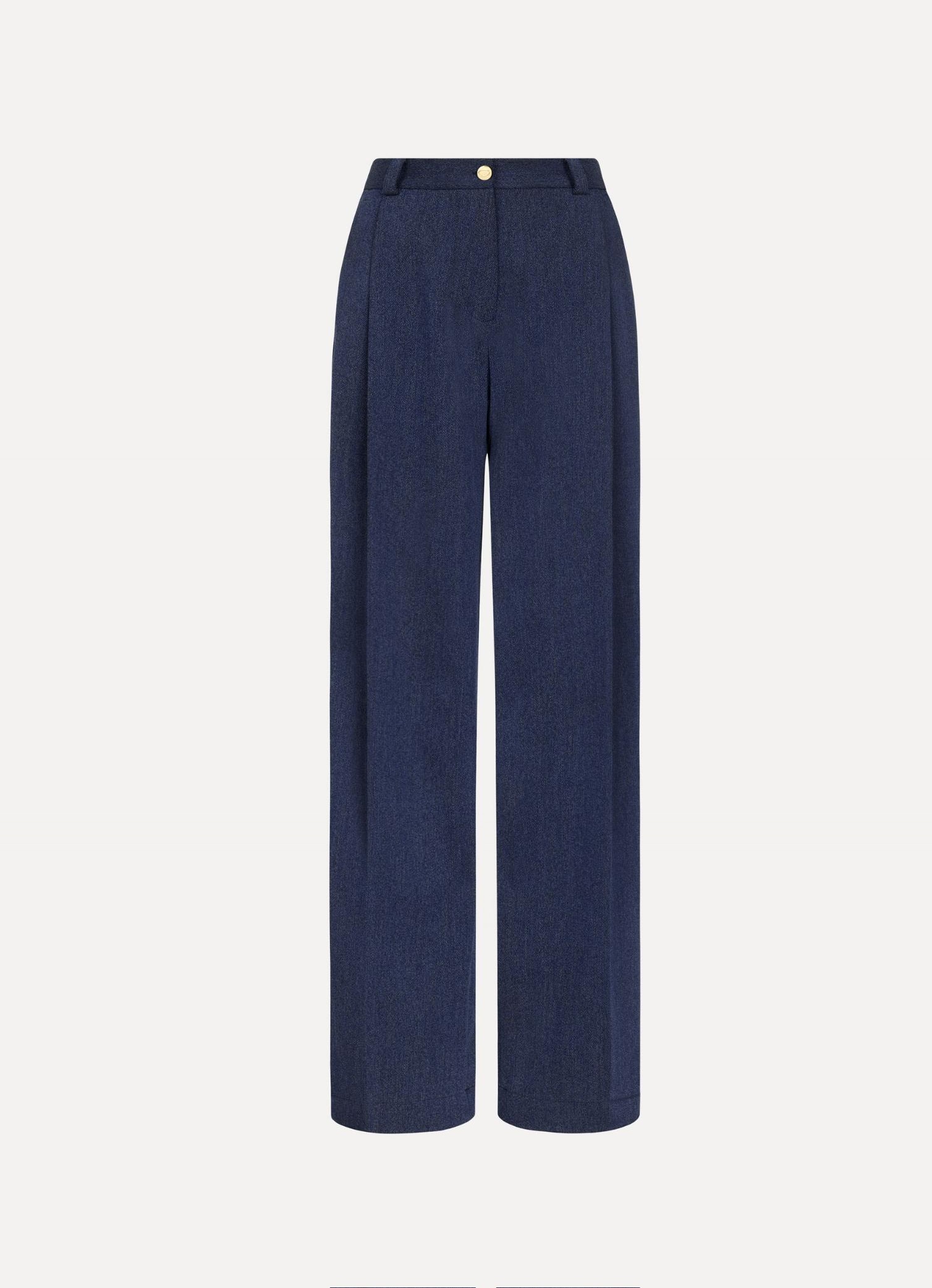 Wool Wide-Leg Pant