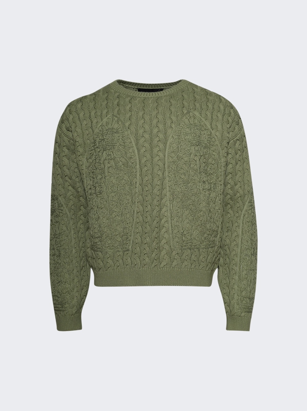 WHO DECIDES WAR Lagoon Cable Knit Sweater