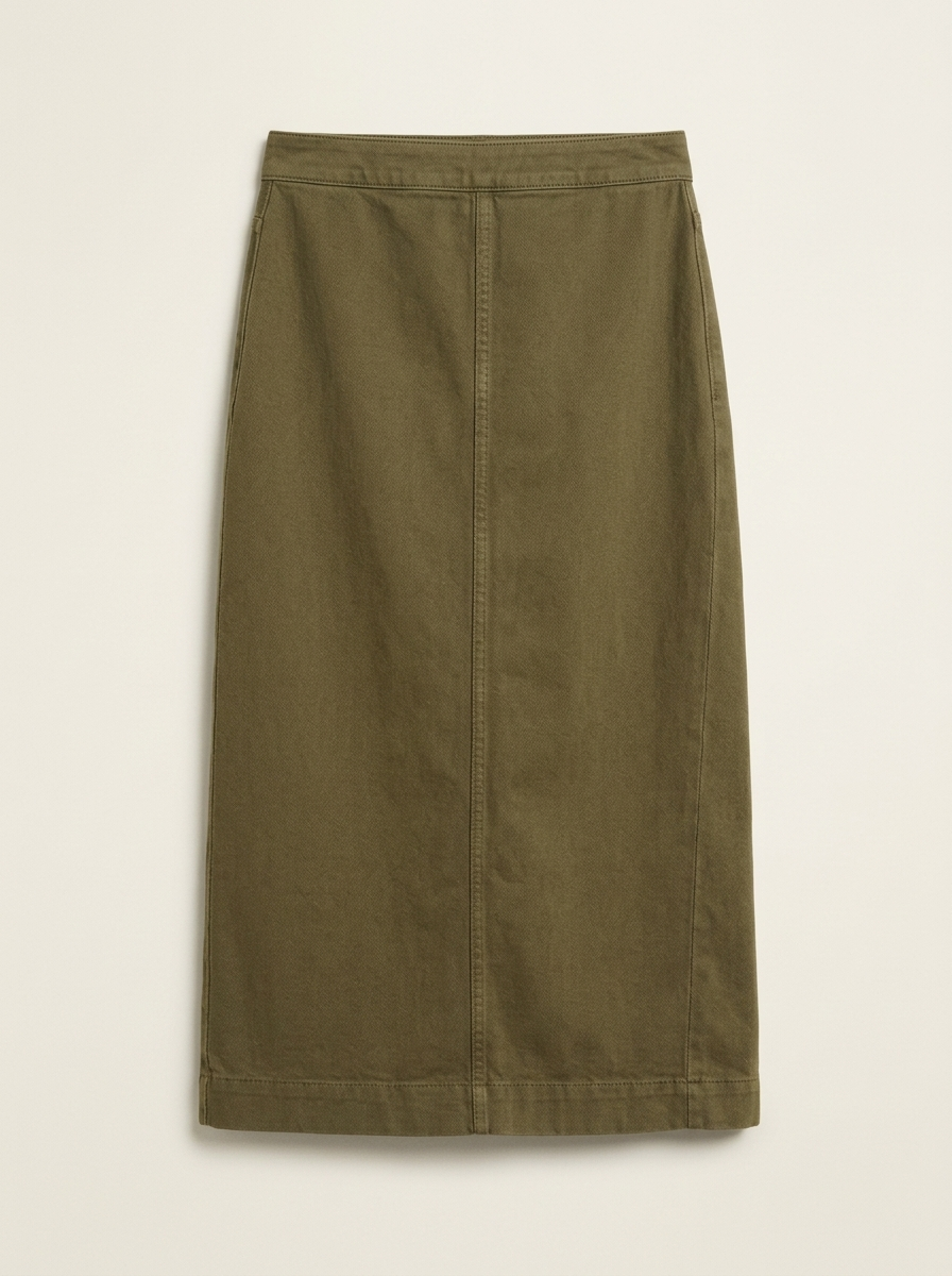 Regina Mid Rise Midi Skirt