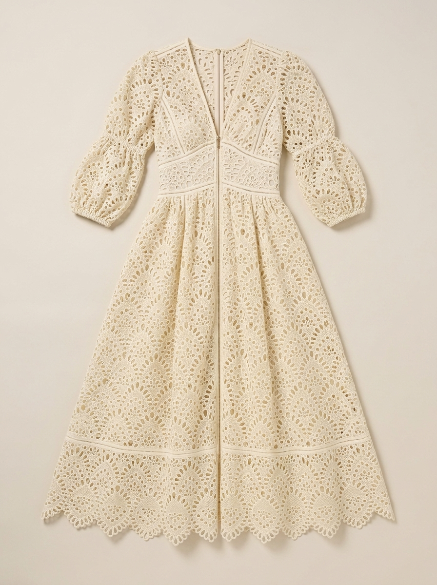 ROSALIND DRESS - OFF WHITE