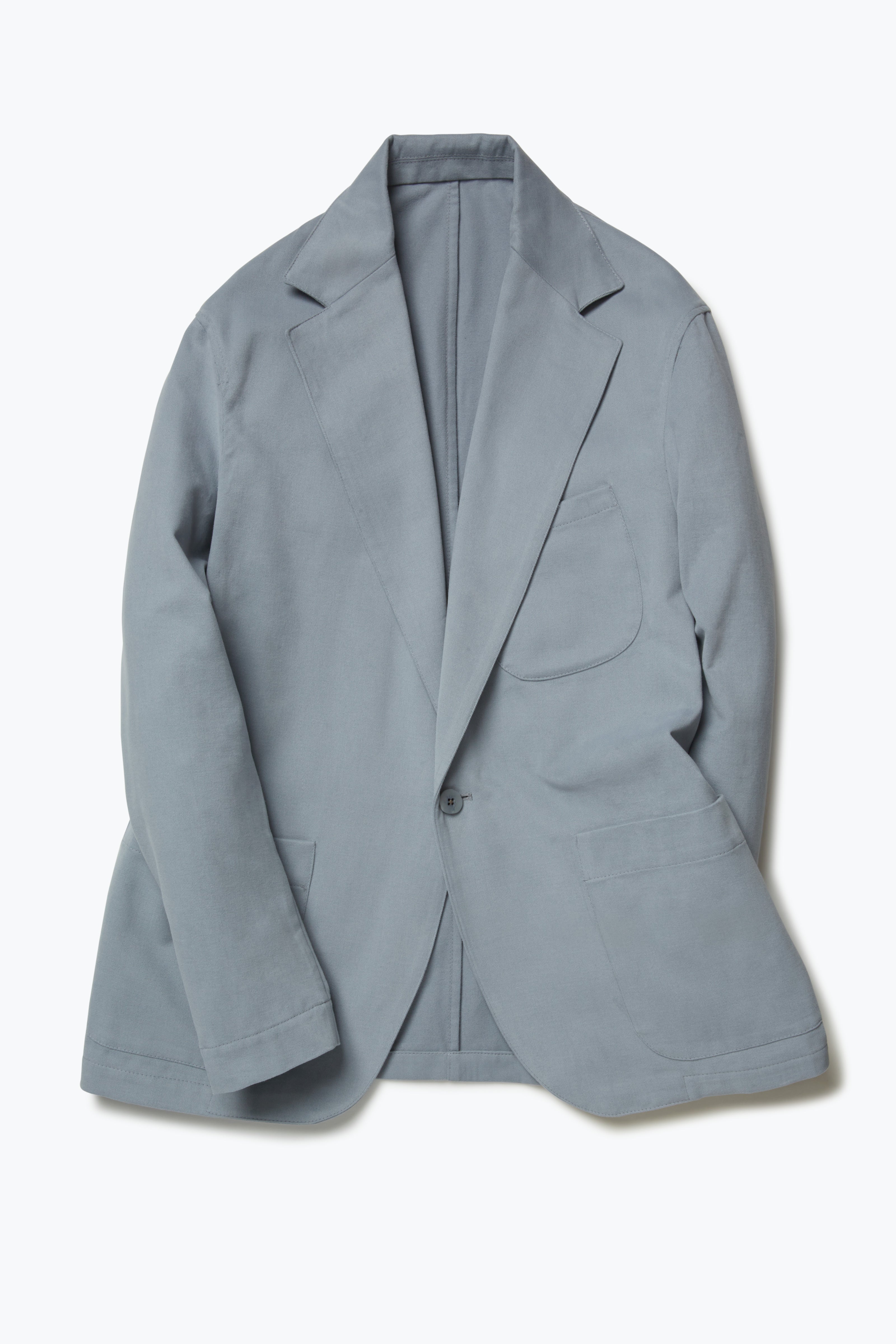 Single Breasted Shirt Jacket (Cloud Peached Cotton)
