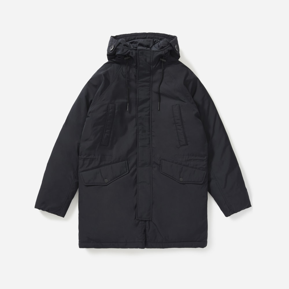 The ReNew Long Parka | Black