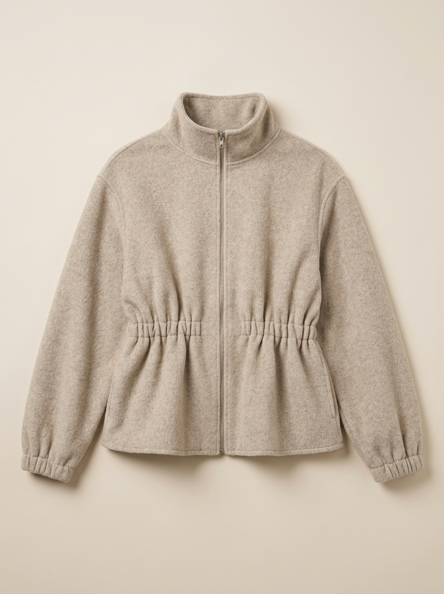 Valleria Cinch Waist Wool Jacket