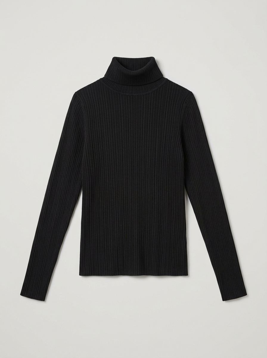 Vianne Pleated Mock Neck Top