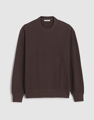 Waffle-Knit Sweatshirt