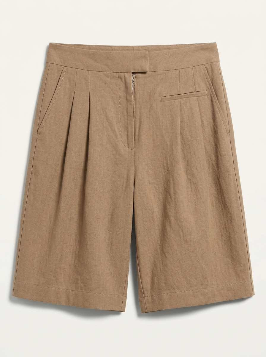 Yana Arrow Belt Loop Bermuda